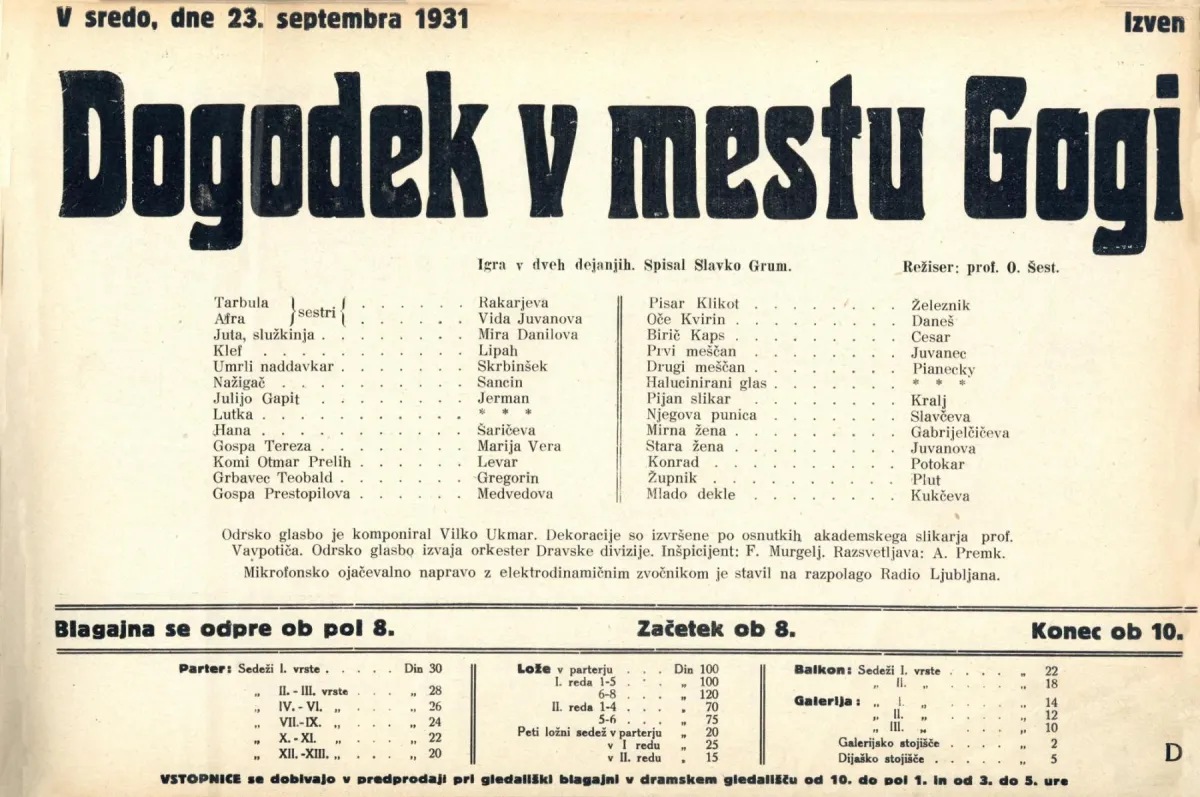 gledališki plakat